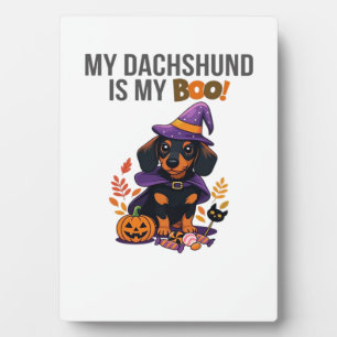 Dachshund Halloween-Kostüm Mein Dachshund ist mei Fotoplatte