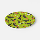 Dachshund Halloween Pappteller (Schrägansicht)