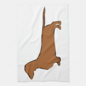 Dachshund Handtuch (Vertikal)