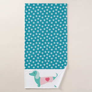 Dachshund Handtuch Badehandtuch