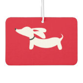 Dachshund Heart Air Freshener Autolufterfrischer (Vorderseite)