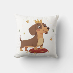 Dachshund-Herzog-Wurfkissen-Sausage-Dog-Liebhaber- Kissen