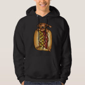 Dachshund hoodie (Vorderseite)