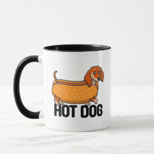 Dachshund Hot Dog Tasse