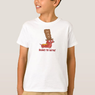 Dachshund Hot Dog Wortspiel T-Shirt