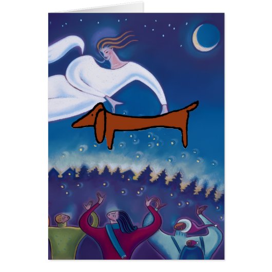 Dachshund Hund, Ein Geschenk Des Himmels (Vorne)