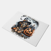 Dachshund Hund Halloween Fußmatte (Schrägansicht)