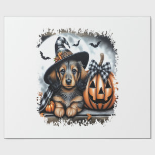 Dachshund Hund Halloween Geschenkpapier