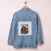 Dachshund Hund Halloween Jeansjacke (Hangar)