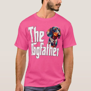 Dachshund Hund Papa Hunde Vater Mädchen T-Shirt