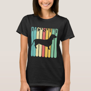 Dachshund Hund Retro T-Shirt