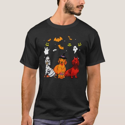 Dachshund Hund T-Shirt (Vorderseite)