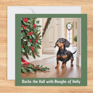 Dachshund Hund Tier Humor Lustige Weihnachten