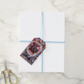 Dachshund Hund Valentinstag Geschenkanhänger (Mit Garn)