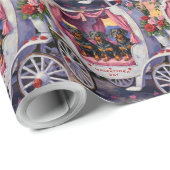 Dachshund Hund Valentinstag Geschenkpapier (Rolleneckpunkt)