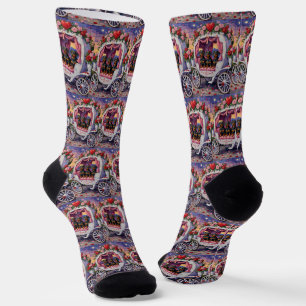 Dachshund Hund Valentinstag Socken