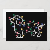 Dachshund Hunde Baum Weihnachten Xmas Haustier Hun (Vorne/Hinten)