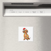 Dachshund-Hunde-Baum-Weihnachts-Pullover-Weihnacht Magnet (In Situ (Geschirrspüler))