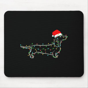 Dachshund Hunde Baum Weihnachtspullover Xmas Für H Mousepad