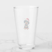 Dachshund Hunde Baum Weihnachtspullover Xmas Gesch Glas (Rückseite)