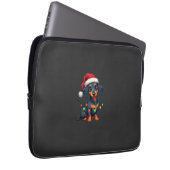 Dachshund Hunde Baum Weihnachtspullover Xmas Gesch Laptopschutzhülle (Vorne Rechts)