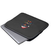 Dachshund Hunde Baum Weihnachtspullover Xmas Gesch Laptopschutzhülle (Vorne Knopf)