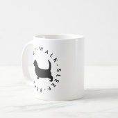 Dachshund-Hundemutter Kaffeetasse (Vorderseite Links)