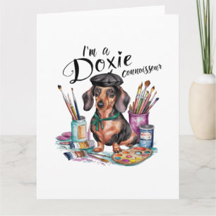 Dachshund Ich bin ein Doxie Kenner Dankeskarte