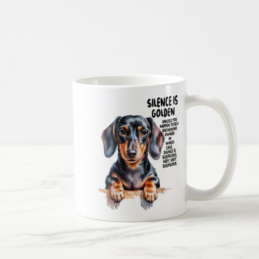 Dachshund Ideas For Women & Novelty Miniature Kaffeetasse (Rechts)