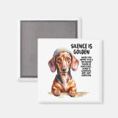 Dachshund Ideas For Women &amp; Novelty Miniature  Magnet (Vorderseite/Rückseite)