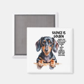 Dachshund Ideas For Women &amp; Novelty Miniature  Magnet (Vorderseite/Rückseite)