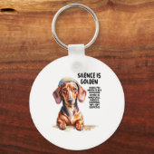 Dachshund Ideas For Women & Novelty Miniature Schlüsselanhänger (Vorderseite)