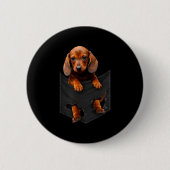 Dachshund In My Cket Button (Vorderseite)