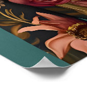 Dachshund In Suit Poster, Dachshund Portrait Poster (Ecke)