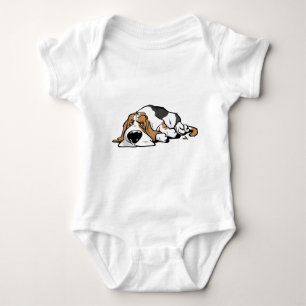 Dachshund-Jagdhund-Cartoonhund Baby Strampler