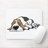 Dachshund-Jagdhund-Cartoonhund Mousepad (Mit Mouse)