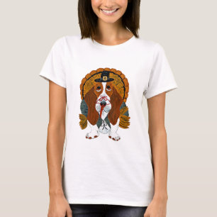 Dachshund-Jagdhund-Erntedank die Türkei T-Shirt