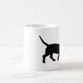 Dachshund-Jagdhund-Herz-Tasse Kaffeetasse (Mittel)