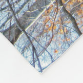 Dachshund-Jagdhund-Hunde in der Holz-Fleece-Decke Fleecedecke (Ecke)