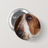 Dachshund-Jagdhund-Hunderundes Button (Vorne & Hinten)