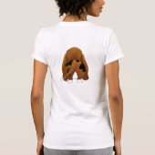 Dachshund-Jagdhund-Mama T-Shirt (Rückseite)