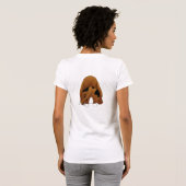Dachshund-Jagdhund-Mama T-Shirt (Schwarz voll)