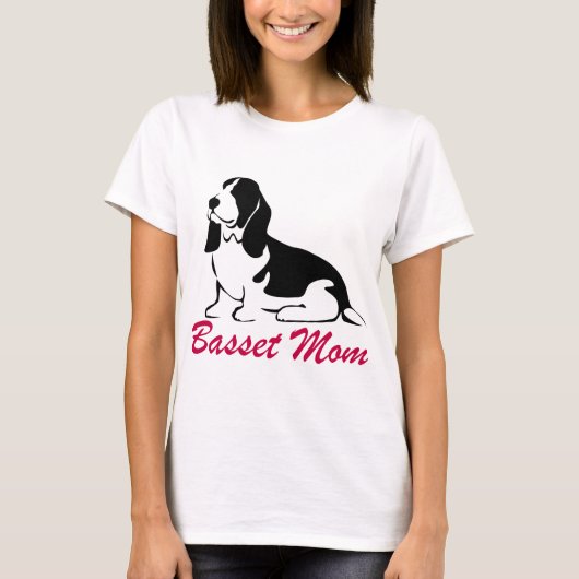 Dachshund-Jagdhund-Mama T-Shirt (Vorderseite)