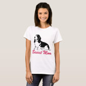 Dachshund-Jagdhund-Mama T-Shirt (Vorne ganz)