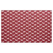 Dachshund-Jagdhund-Silhouette-Muster Stoff (Fat Quarter (45,7 x 55,9 cm))