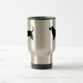 Dachshund-Jagdhund-Silhouette Reisebecher (Mittel)