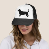 Dachshund-Jagdhund-Silhouette Truckerkappe (Beispiel)