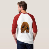 Dachshund-Jagdhund-T - Shirt (Schwarz voll)