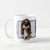 Dachshund-Jagdhund-Tasse BH1 Kaffeetasse (Links)