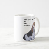 Dachshund-Jagdhund-Tasse Kaffeetasse (VorderseiteRechts)